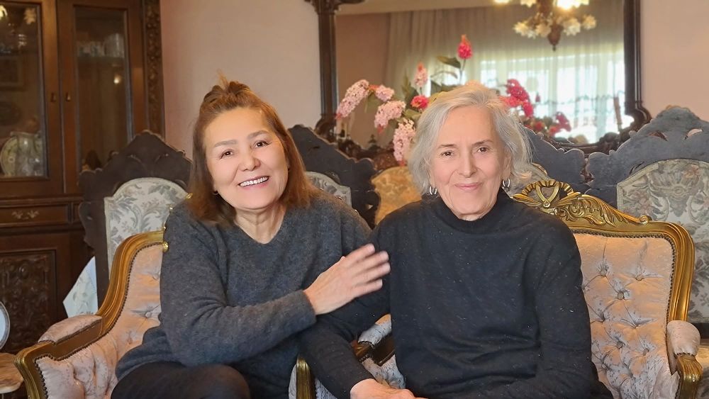 Annesiyle birlikte son dönemden bir kare